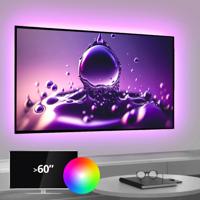 Tv led strip set met 1 RGB strip voor tv's > 60 inch