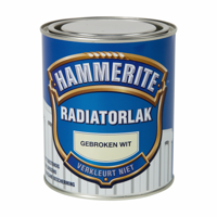 Hammerite Radiatorlak Hoogglans | Gebroken Wit | 750ml - 5093666