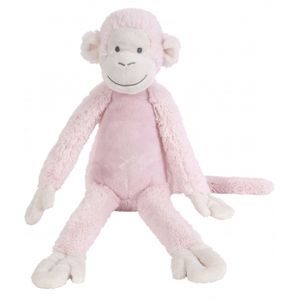 Happy Horse roze pluche knuffel aap Mickey 32 cm