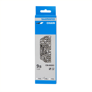 SHIMANO hg93 ketting 9v - duurzame, corrosiebestendige fietsketting voor mtb/road - 116 schakels - zwart