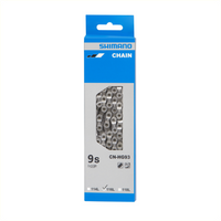 SHIMANO hg93 ketting 9v - duurzame, corrosiebestendige fietsketting voor mtb/road - 116 schakels - zwart
