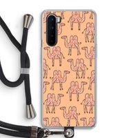 Kameel: OnePlus Nord Transparant Hoesje met koord