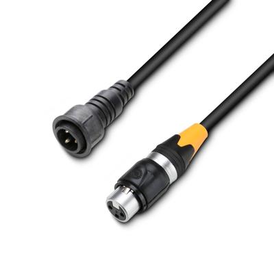 Cameo Cameo DMX IP65 XLR output kabel 3pins of 5pins 1 meter