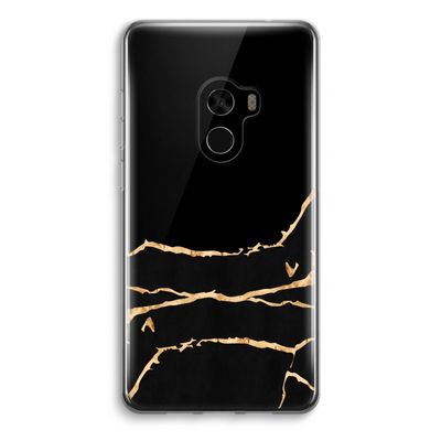 Gouden marmer: Xiaomi Mi Mix 2 Transparant Hoesje