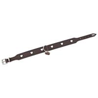 HUNTER Hondenhalsband Love, bruin-zwart, Maat: 75