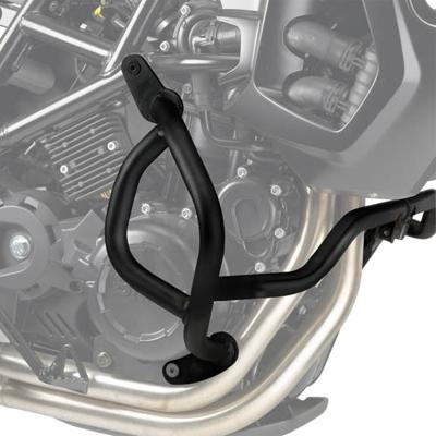 GIVI Valbeugel, Valbeugels voor de moto, TN690 Zwart gepoedercoat staal onderzijde