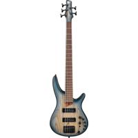 Ibanez SR605E Soundgear Cosmic Blue Starburst Flat 5-snarige elektrische basgitaar - thumbnail