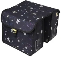 Dubbele fietstas Basil Stardust voor kinderfiets 20 liter - Nightshade