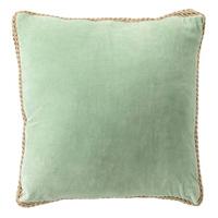 Dutch Decor Manoe sierkussen 45x45 cm - Cameo Green