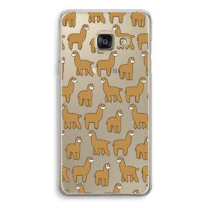 Alpacas: Samsung Galaxy A3 (2016) Transparant Hoesje