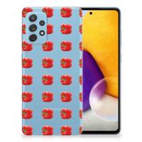 Samsung Galaxy A72 | Siliconen Case | Paprika Red