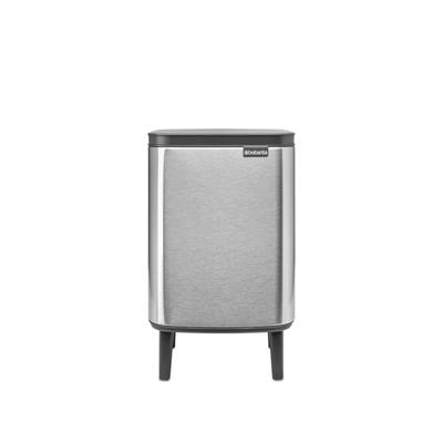 Brabantia Bo Hi Afvalemmer - 7 liter - kunststof binnenemmer - matt steel fingerprint proof 227189