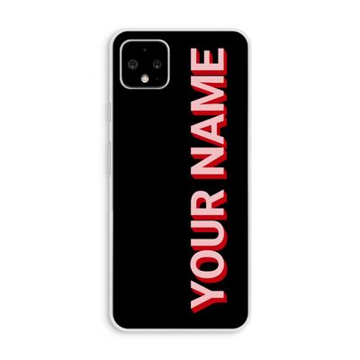 Namecase: Pixel 4 XL Transparant Hoesje