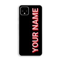 Namecase: Pixel 4 XL Transparant Hoesje Namecase: Pixel 4 XL Transparant Hoesje