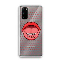 Yolo Denise: Samsung Galaxy S20 Transparant Hoesje