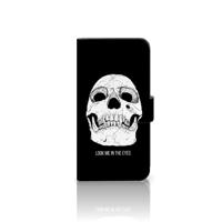 Telefoonhoesje met Naam Google Pixel 8A Skull Eyes