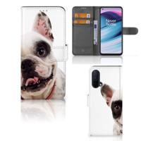 OnePlus Nord CE 5G | Telefoonhoesje | Met pasjeshouder | Franse Bulldog