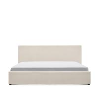 Kave Home Bed 'Nahiri' Chenille, 180 x 200cm, kleur Beige