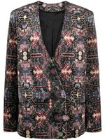 ISABEL MARANT veste Vaklero à motif en jacquard - Noir