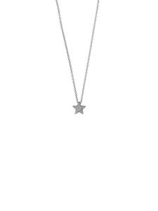 ALINKA collier Stasia en or blanc 18ct à mini pendentif orné de diamants - Argent