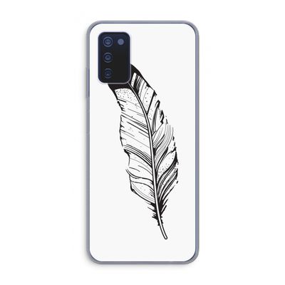 Pluim: Samsung Galaxy A03s Transparant Hoesje