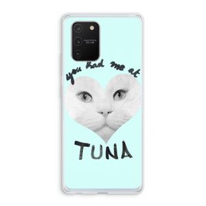 You had me at tuna: Samsung Galaxy S10 Lite Transparant Hoesje