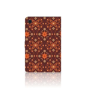 Samsung Galaxy Tab A7 (2020) Tablet Hoes Batik Brown