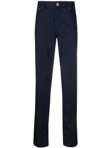 Brunello Cucinelli pantalon chino droit - Bleu