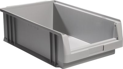 LA-KA-PE Magazijnbak | L500xB315xH150 mm | PP grijs | 10 stuks - 01250 02 05 01250 02 05