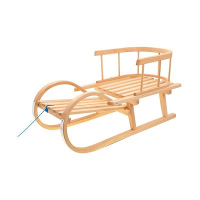 Viking Choice Houten Babyslee Met Rugleuning Viking Choice Houten Babyslee Met Rugleuning
