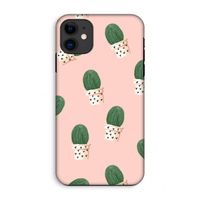 Cactusprint roze: iPhone 11 Tough Case