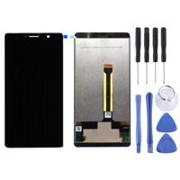 LCD-scherm en Digitizer voor Nokia 7 Plus(Black)