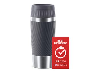 Tefal Travel Mug Easy Twist isoleerbeker antraciet