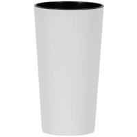 Siena Garden LOCON STRIPE 899_05 Plantcontainer Polypropyleen Wit Siena Garden LOCON STRIPE 899_05 Plantcontainer Polypropyleen Wit