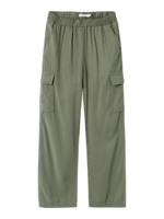 Name it zomer cargo broek meisjes - groen - straight fit - NkfBella