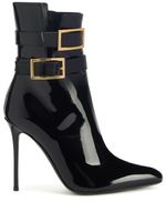 Giuseppe Zanotti bottines Pearlie 105 mm à fini verni - Noir