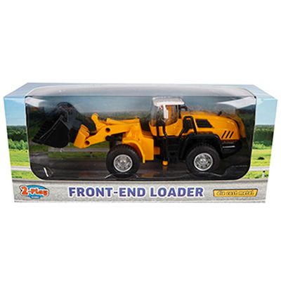 2-play die-cast werkvoertuig met shovel, 16cm