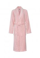 Relax Company  fleece badjas pastel oud roze - thumbnail
