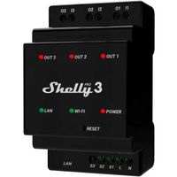 Shelly Pro 3 relais 3-kanaals, Wifi, LAN, Bluetooth - thumbnail