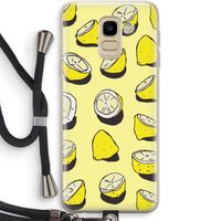 When Life Gives You Lemons...: Samsung Galaxy J6 (2018) Transparant Hoesje met koord