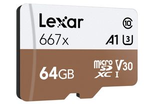 Lexar Professional 667x microSDXC UHS-I Card flashgeheugen 64 GB Klasse 10