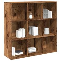 Boekenkast 98x29x97,5 cm oud houtkleurig