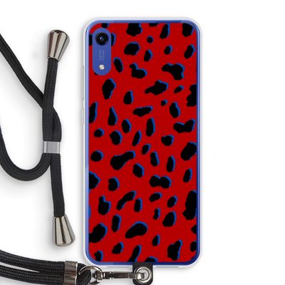 Red Leopard: Honor Play 8A Transparant Hoesje met koord