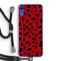 Red Leopard: Honor Play 8A Transparant Hoesje met koord Red Leopard: Honor Play 8A Transparant Hoesje met koord