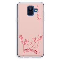 Best Friends: Samsung Galaxy A6 (2018) Transparant Hoesje