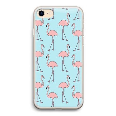 Anything Flamingoes: iPhone 7 Transparant Hoesje
