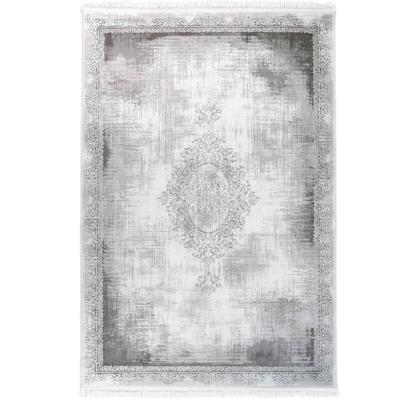 Merinos - Retro Acryl Vloerkleed - Klassiek Design - Grijs-160 x 230 cm