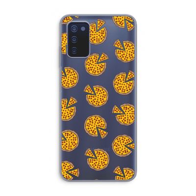 You Had Me At Pizza: Samsung Galaxy A03s Transparant Hoesje