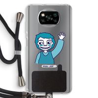 Zwaai: Xiaomi Poco X3 NFC Transparant Hoesje met koord
