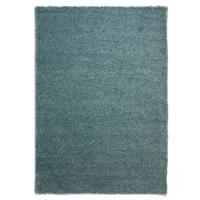 Tapeso Hoogpolig vloerkleed shaggy Trend effen - lichtblauw - 240x340